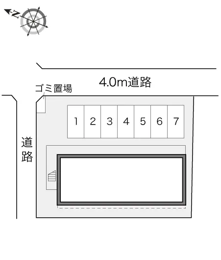 ★手数料０円★鎌ケ谷市丸山　月極駐車場（LP）